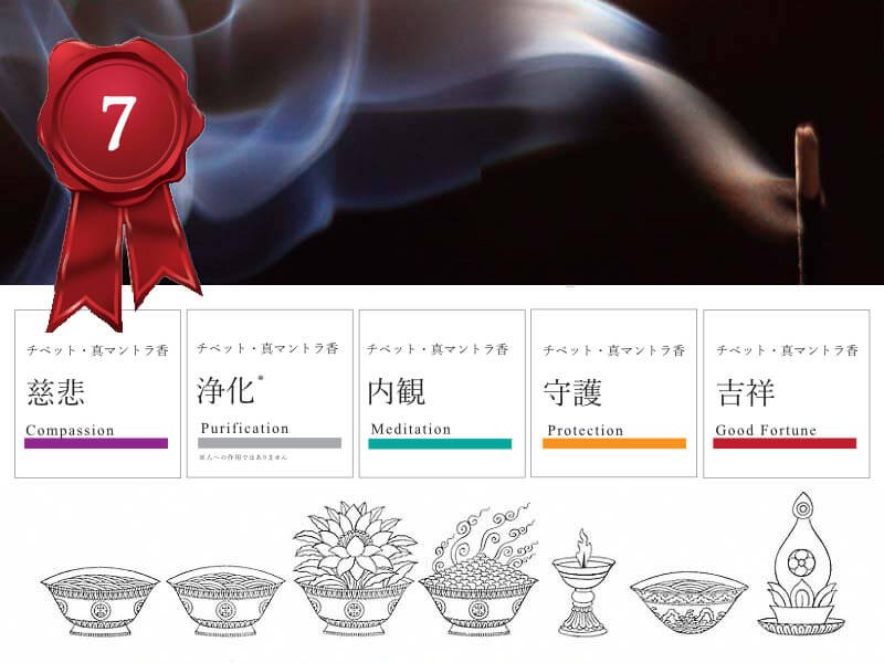 The Blessing Incense チベット・真マントラ香『慈悲・浄化・内観・守護・開運』